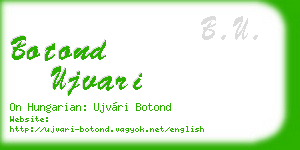 botond ujvari business card