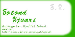 botond ujvari business card